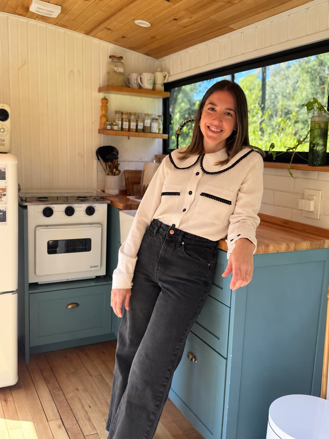 Agus en la cocina del Bondi